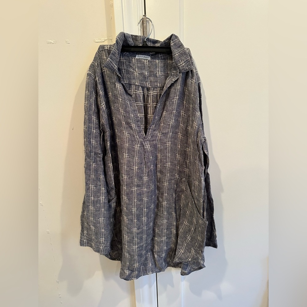 free people flowy women’s dress shirt size large